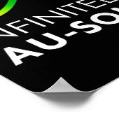 Poster Red Instead Autism - Infiniment Au-some Infini (Coin)