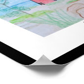 Poster Red Light House à la plage (Coin)