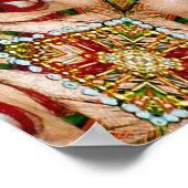 Poster Red Lips Mandala (Coin)