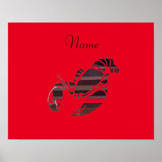 Poster Red Maine Lobsters Thunder_Cove (Devant)