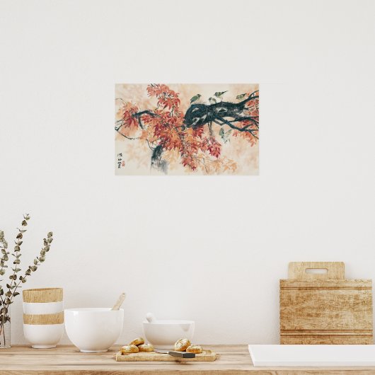 Poster Red Maples (Cuisine)