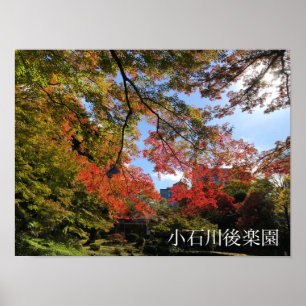 Poster Red Maples au Jardin Japonais