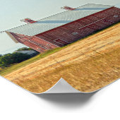 Poster Red Montana Barns (Coin)