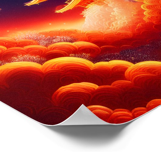 Poster Red Moon (Coin)