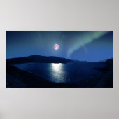 Poster Red Moon Aurora (Devant)