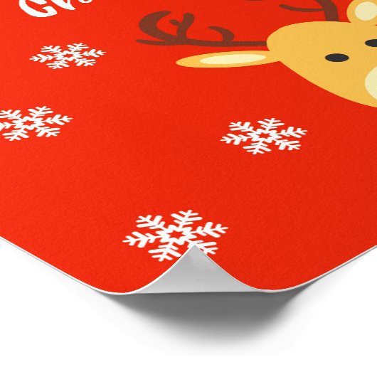 Poster Red nose deerb (Coin)