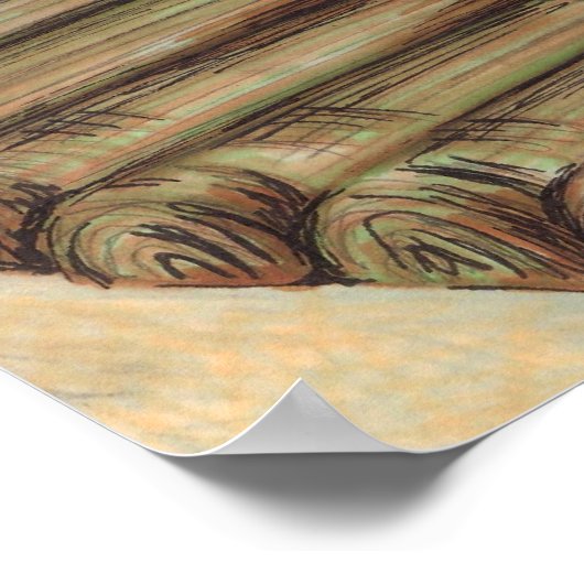 Poster Red Panda Nom (Coin)