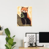 Poster Red Panda Nom (Bureau à domicile)