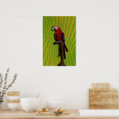 Poster Red Parrot (Cuisine)