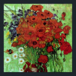 Poster Red Poppies & Daisies (F280) Van Gogh Fine Art<br><div class="desc">Red Poppies and Daisies, Vincent van Gogh, Auvers-sur-Oise, juin 1890. Huile sur toile, 65 x 50 cm. Collection privée. F 280, JH 2032 Vincent Willem van Gogh (30 mars 1853 - 29 juillet 1890) était un artiste postimpressionniste néerlandais. Certaines de ses peintures sont maintenant parmi les oeuvres d'art les plus...</div>