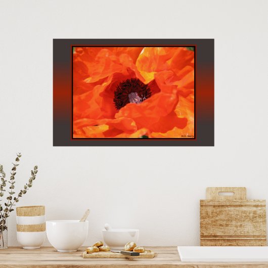 Poster Red Poppy (Cuisine)