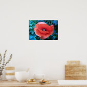 Poster Red Poppy. (Cuisine)