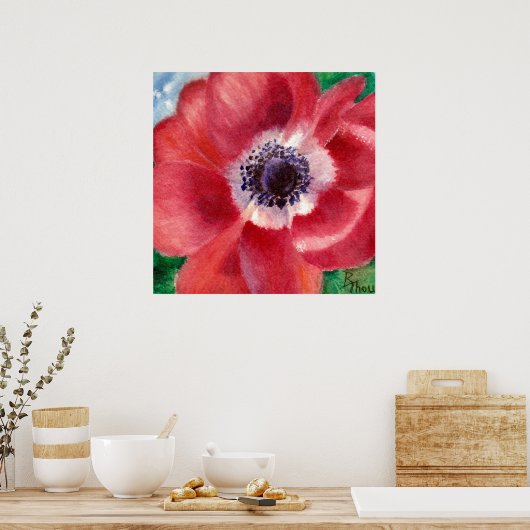 Poster Red Poppy (Cuisine)
