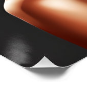 Poster Red Queen Auburn Cute Cheveux Black Melanin Afro (Coin)