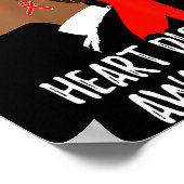 Poster Red Ribbon Month _ National Heart Disease Awarenes (Coin)