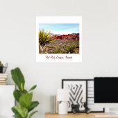 Poster Red Rock Canyon, Las Vegas Desert Scenery (Bureau à domicile)
