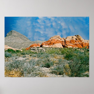 Poster Red Rock Canyon Paysage Photo Art