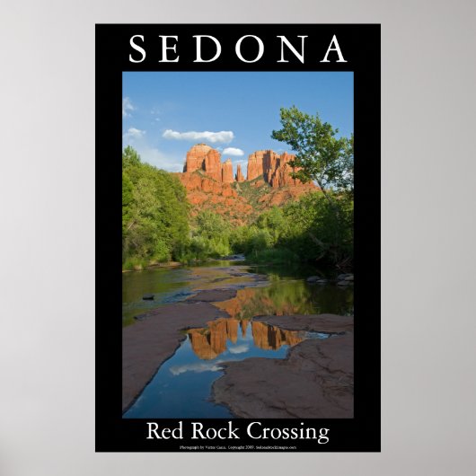 Poster Red Rock Crossing à Sedona 4160 (Devant)