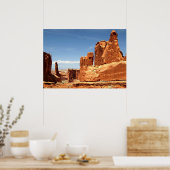 Poster Red Rocks at Arches National Park (Cuisine)