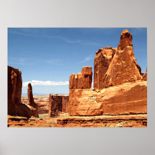 Poster Red Rocks at Arches National Park