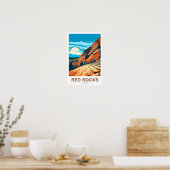 Poster Red Rocks Colorado Imprimer (Cuisine)