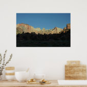 Poster Red Rocks du matin au Parc national de Sion (Cuisine)