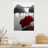 Poster Red Rose Memorial Day (Cuisine)