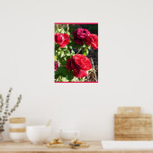 Poster Red Rose Roses Flower Floral Garden Eugene Furst (Cuisine)