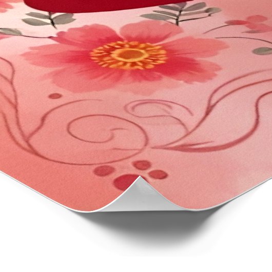 Poster Red Roses, Valentine's Day, (Coin)