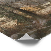 Poster Red School House (Scène de campagne) 1858 (Coin)