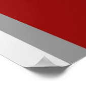 Poster Red & Silver School Graduation Frame Wall Art (Coin)