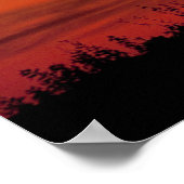 Poster Red Sky for Space Shuttle Atlantis Launch (Coin)