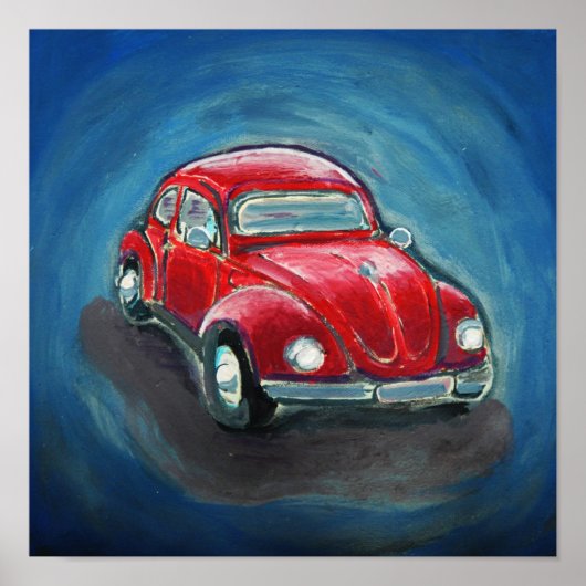 Poster Red Slug Bug (Devant)
