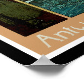 Poster Red Star Line ~ Antwerpen-New York (Coin)