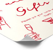 Poster Red Thats Amore Cartes de Fête des mariées et cade (Coin)