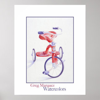 Poster Red Trike
