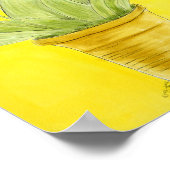 Poster Red tulips in a pot  (Coin)