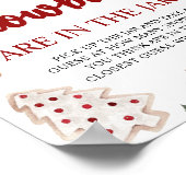 Poster Red Winter Noël Devis Combien De Boules De Neige J (Coin)