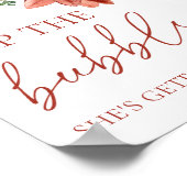 Poster Red Winter Pop The Bubbly She's Getting A Hubby (Coin)