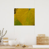Poster Redbud Jaune Feuille Automne Photographie de la na (Cuisine)