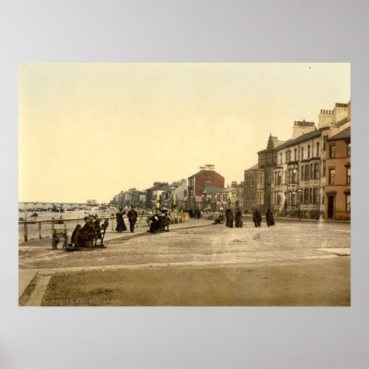 Poster Redcar Esplanade II, Yorkshire, Angleterre (Devant)