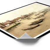 Poster Redcar, l'esplanade, Yorkshire, Angleterre (Coin)
