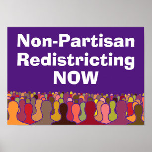 Poster Redécoupage non partisan en cours