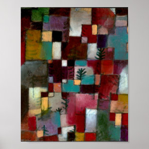Poster Redgreen et Rythme violet-jaune : Paul Klee 1920