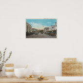 Poster Redlands, CA - Business District Town Centre Vie (Cuisine)