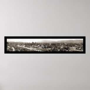Poster Redlands CA Photo panoramique 1908