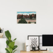 Poster Redlands, CA - Vue de la bibliothèque Smiley (Bureau à domicile)