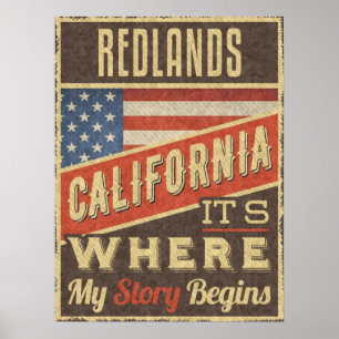 Poster Redlands California