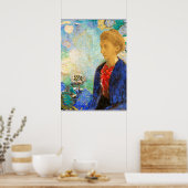 Poster Redon - Baronne de Domecy (Cuisine)