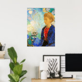 Poster Redon - Baronne de Domecy (Bureau à domicile)